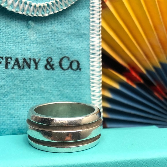 🦄Tiffany Sterling Silver Atlas Ring - Picture 1 of 5